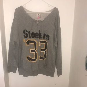 PINK Steelers Pullover